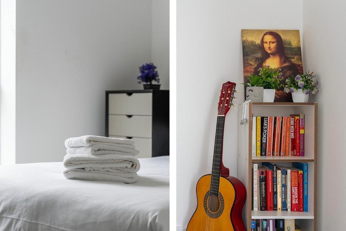 Deluxe Double Bed In Shared Apt Near Canary Wharf, City Airport & O2 Arena With Thames View London Exterior foto